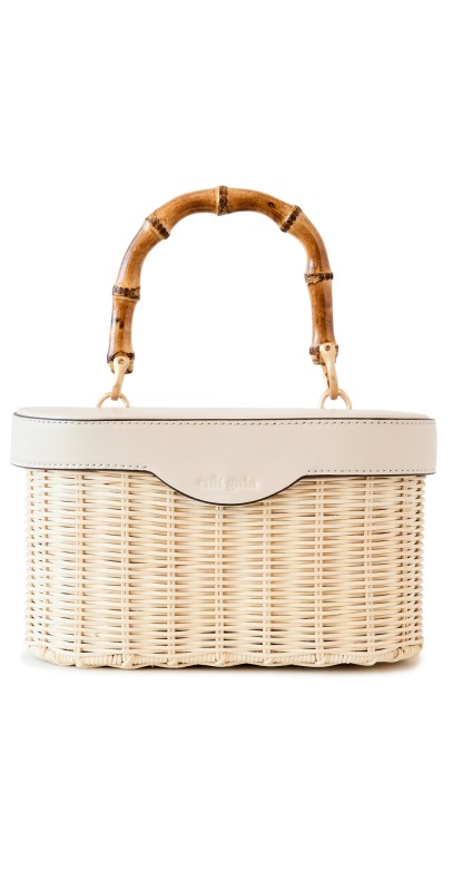 Cult Gaia Gwyneth Top Handle Pouchette Natural