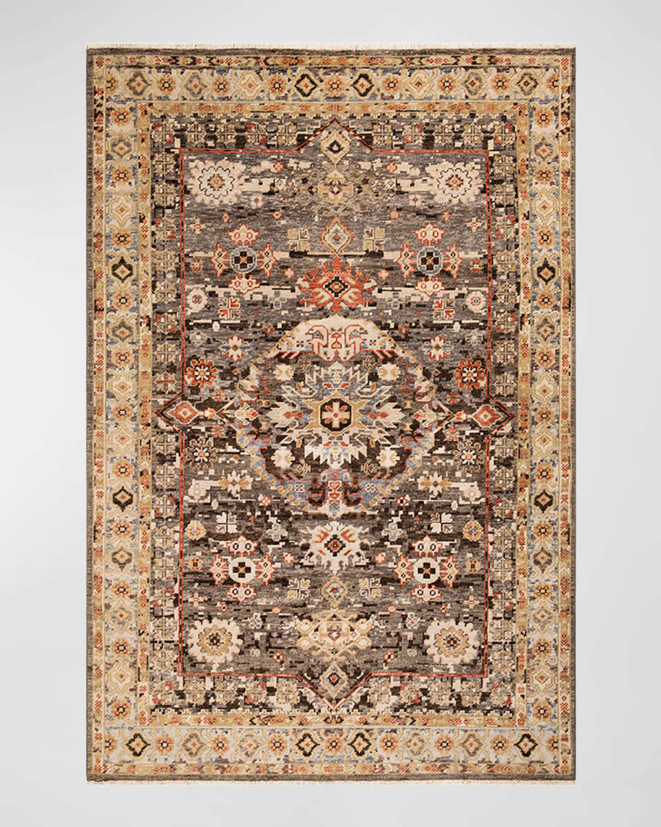 Cappadocia Rust Hand-Knotted Rug, 6' x 9'