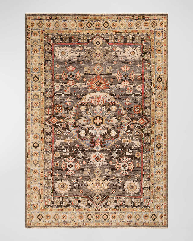 Cappadocia Rust Hand-Knotted Rug, 6' x 9'