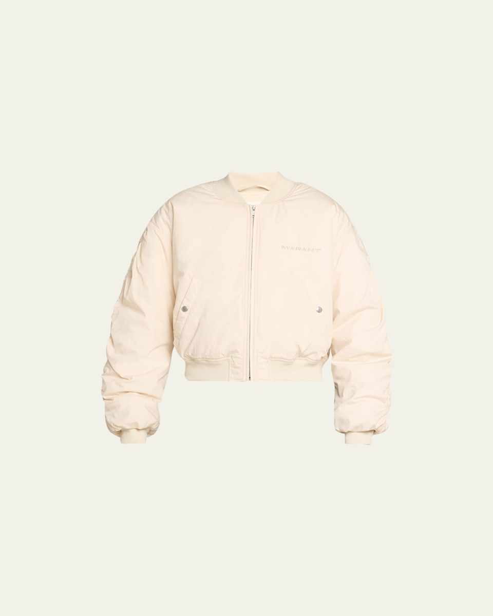 Bessime Ruched Bomber Jacket