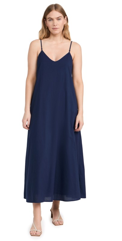 XIRENA Teague Dress Navy