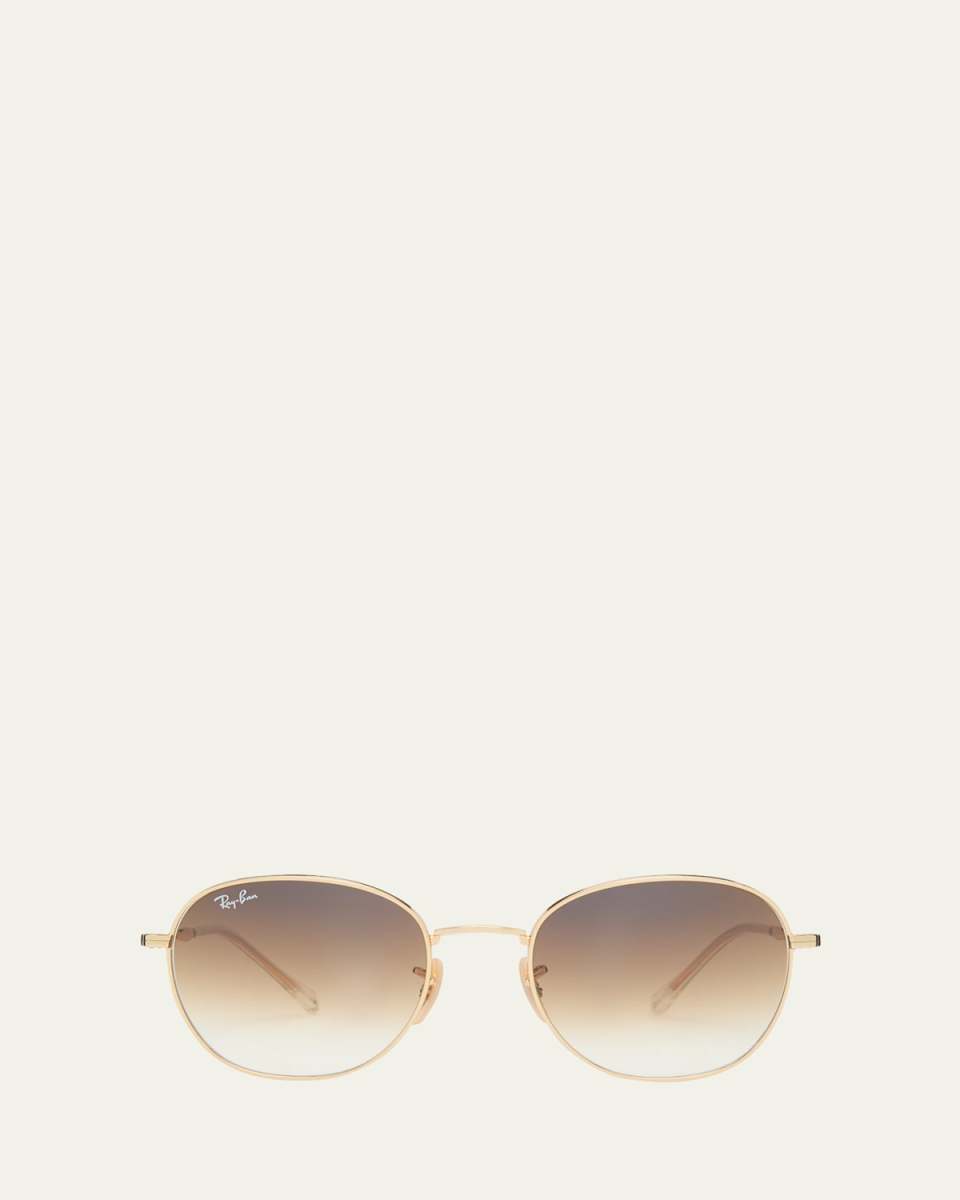 RB3809 Round Gradient Metal Sunglasses