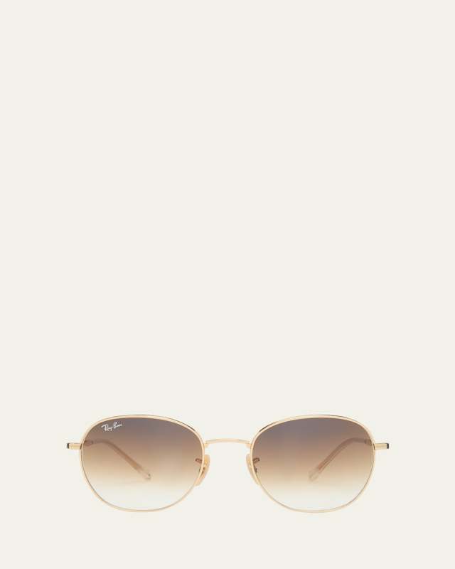 RB3809 Round Gradient Metal Sunglasses