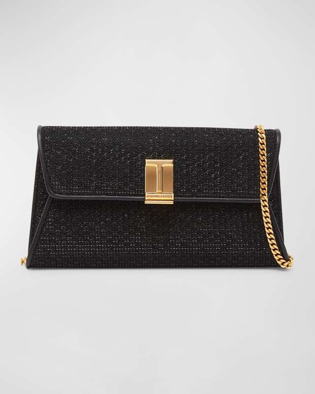 Nobile Clutch in Textured Fabric