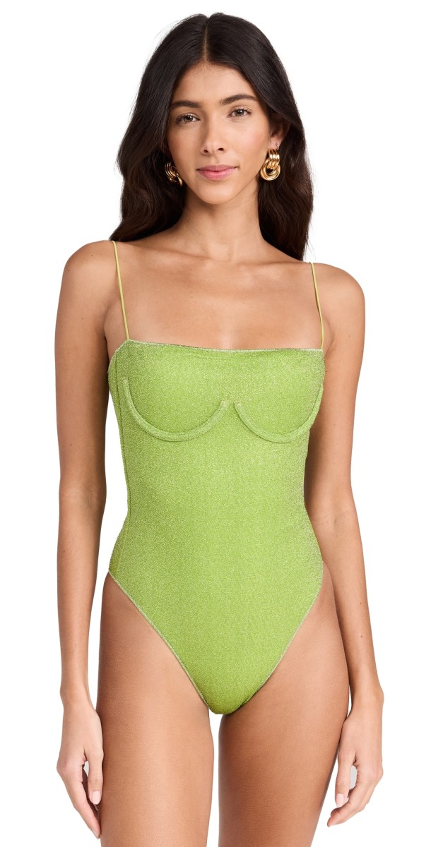 Oseree Lumire Underwired Maillot Lime