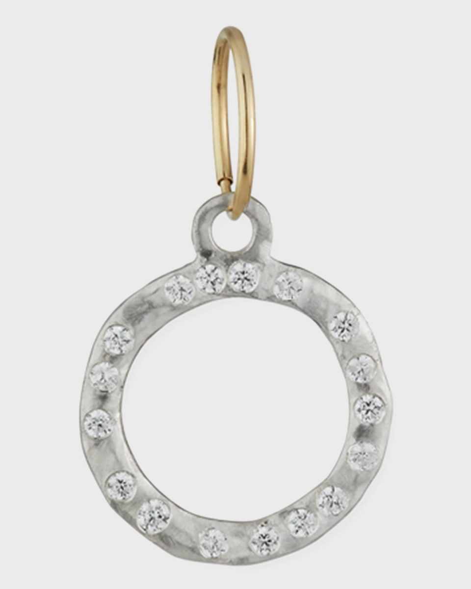 Compass Single Earring with Stones