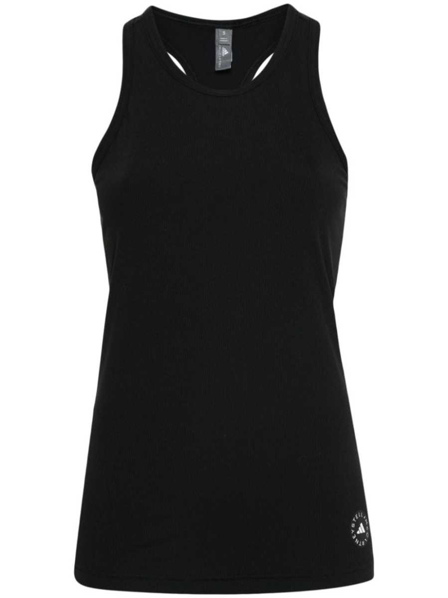 fine-ribbed tank top