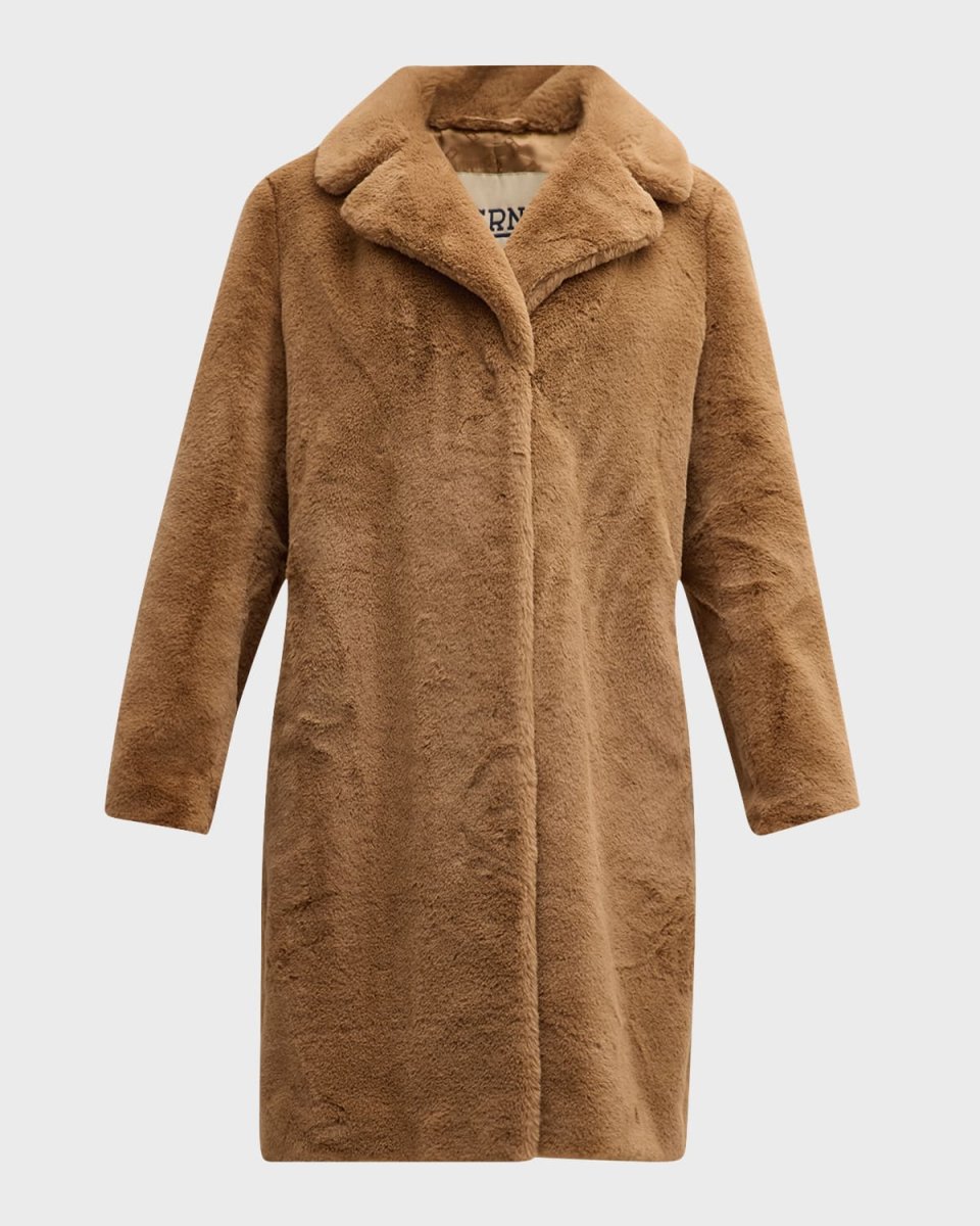 Soft Faux Fur Long Coat