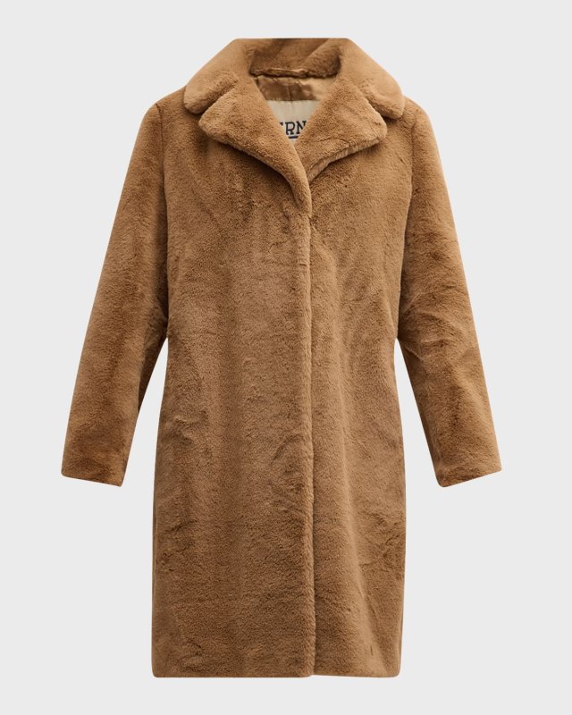 Soft Faux Fur Long Coat