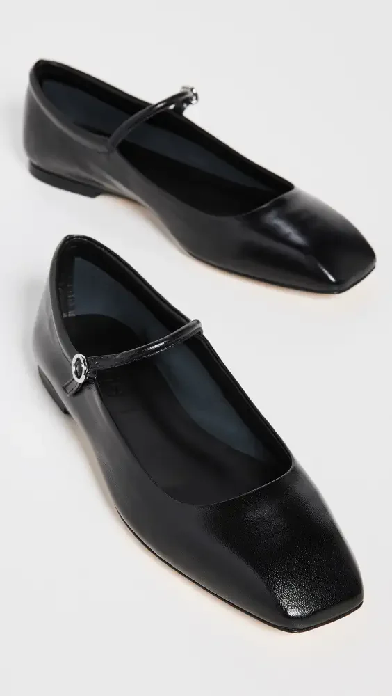 AEYDE AYEDE Uma leather Mary Jane ballet flats