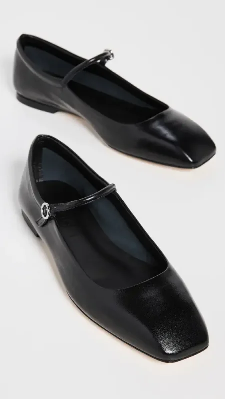 AEYDE AYEDE Uma leather Mary Jane ballet flats