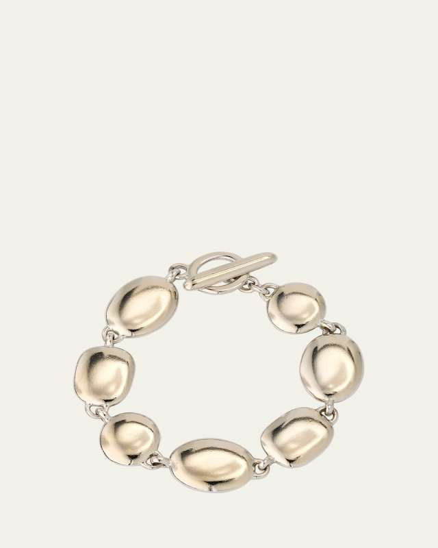 Faye Silver Nugget Bracelet