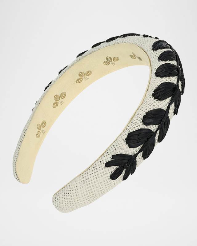 Elsie Woven Leaf Padded Headband