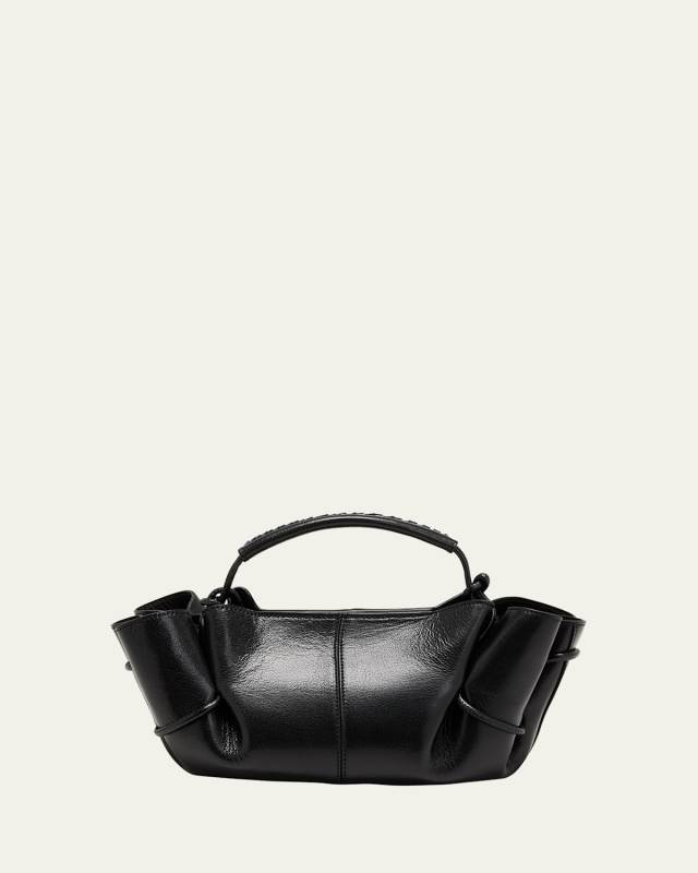 Arta Mini Leather Top-Handle Bag
