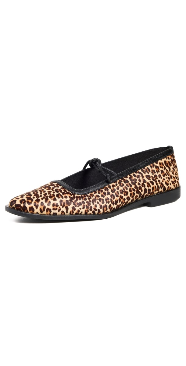 KAANAS Bimba Ballerina Flats Cheetah