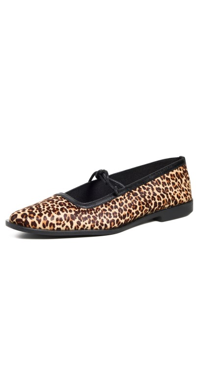 KAANAS Bimba Ballerina Flats Cheetah