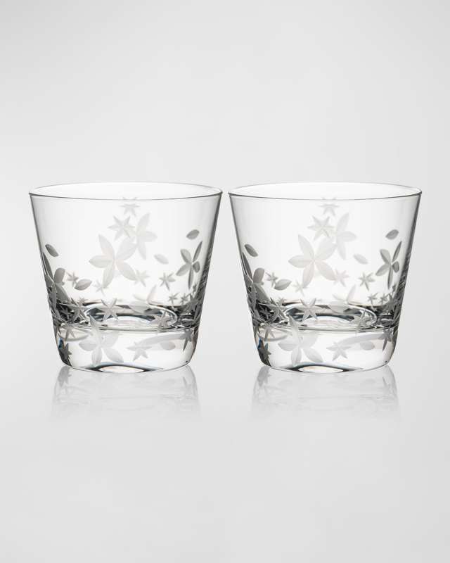 Chatham Bloom Tumbler Glasses, Set of 2