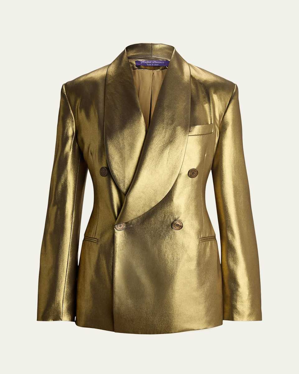 Gregory Liquid Foil Blazer Jacket