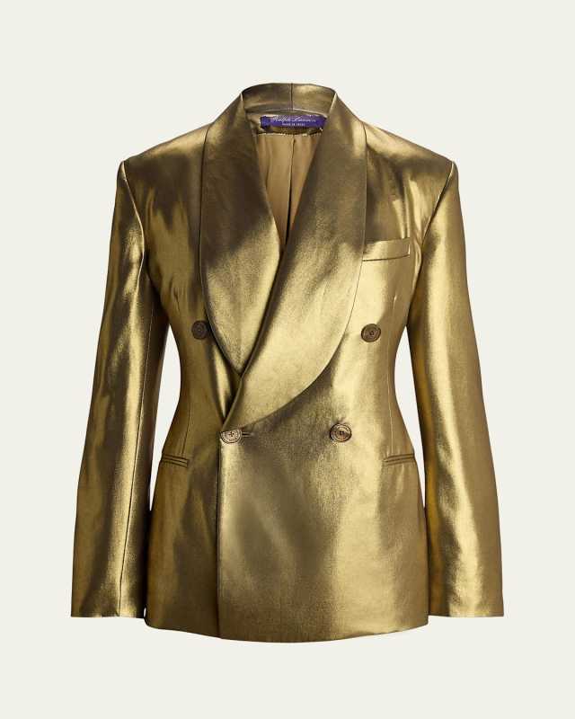 Gregory Liquid Foil Blazer Jacket