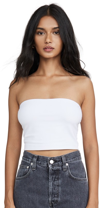 Susana Monaco Crop Tube Top Black