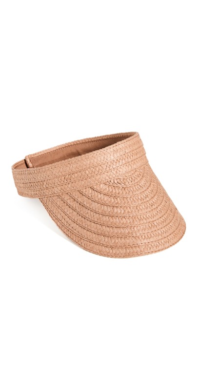 Madewell Packable Straw Visor Natural Mult