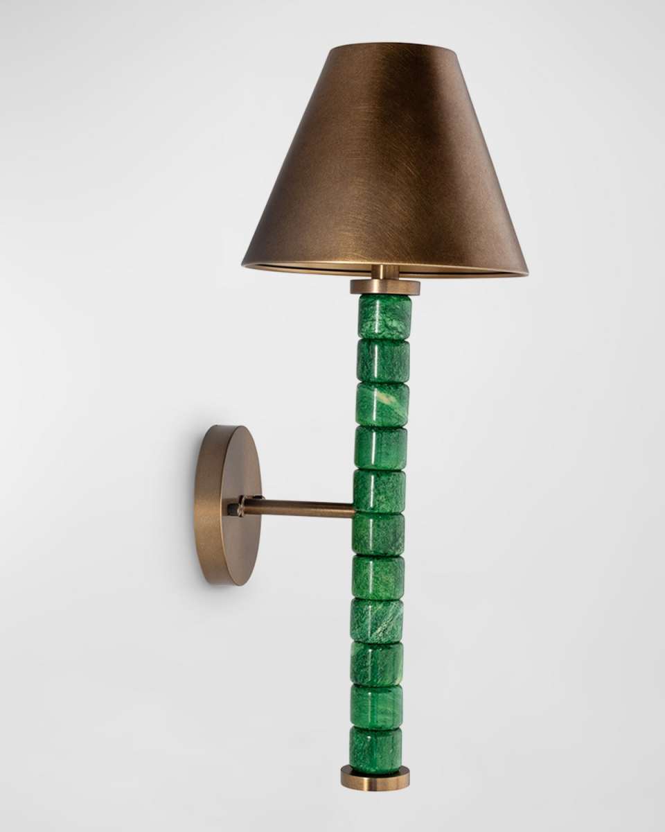 Jade Garden Green Sconce
