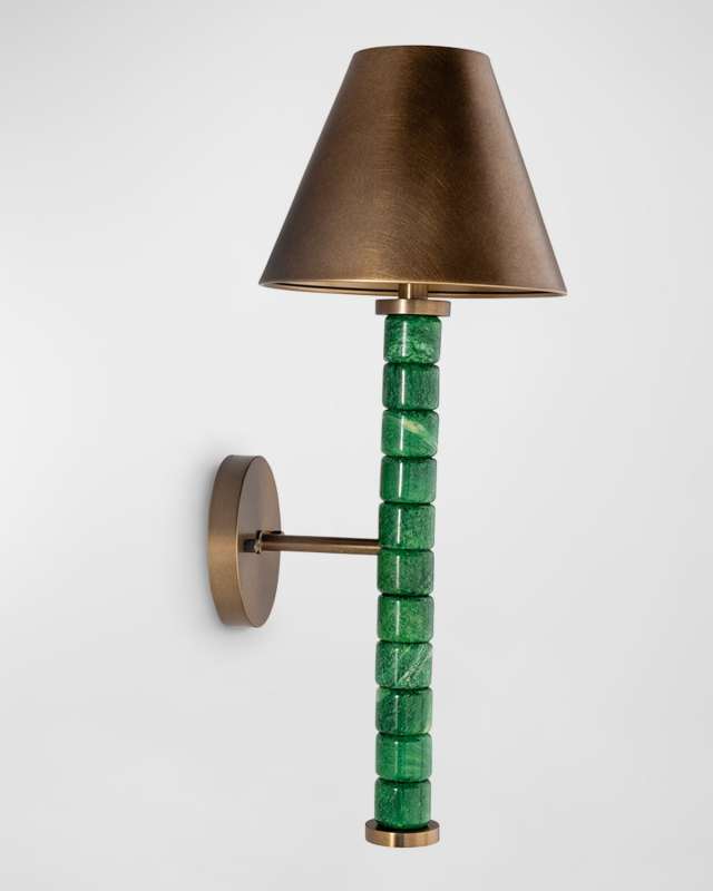 Jade Garden Green Sconce
