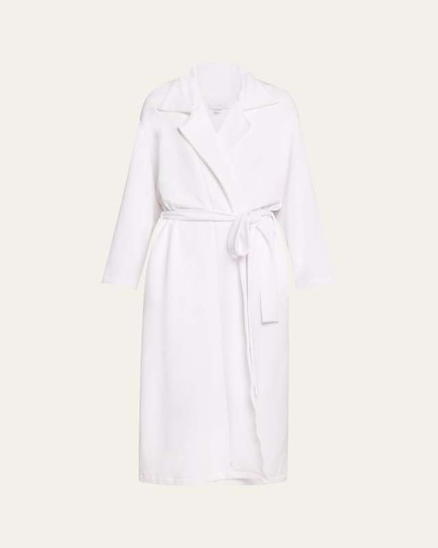 Brigitte Lace-Trim Robe
