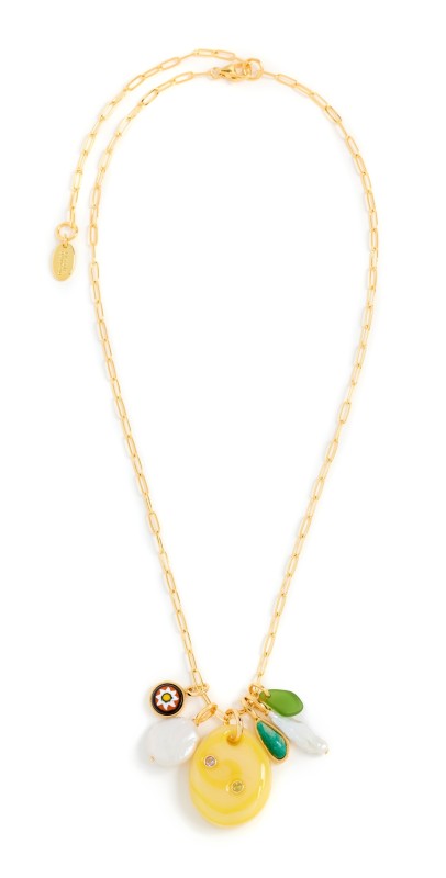 Lizzie Fortunato Rivas Charm Necklace Multi