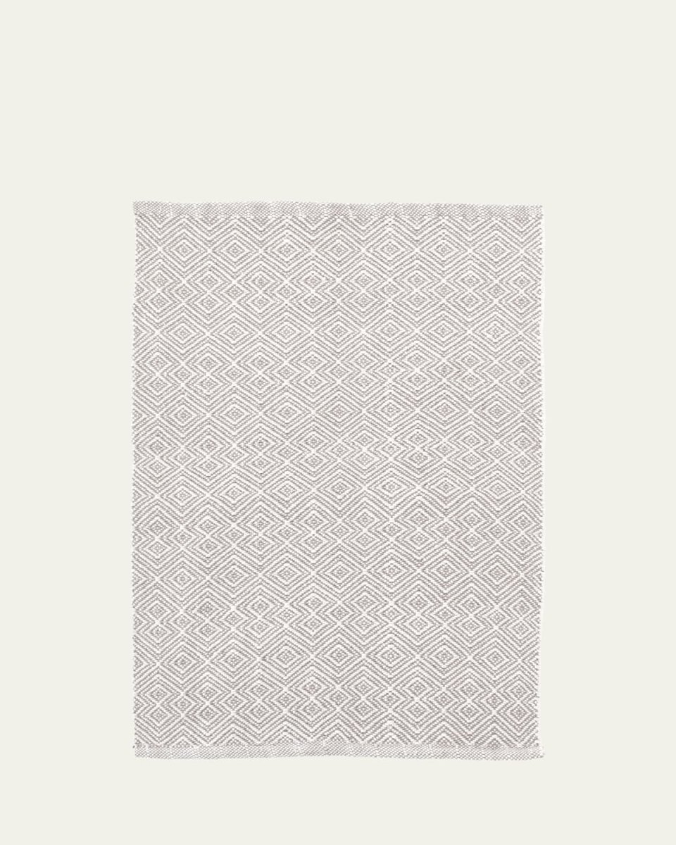 Annabelle Grey Handwoven Indoor/Outdoor Rug, 5' x 8'