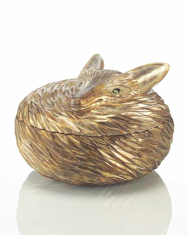 Ant Silver Leaf Fox Box