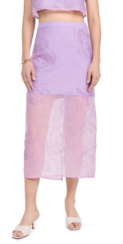 Cinq à Sept Etta Skirt Lilac