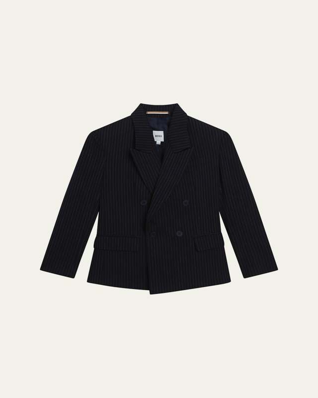 Boy's Striped Suit Jacket, Size 4-