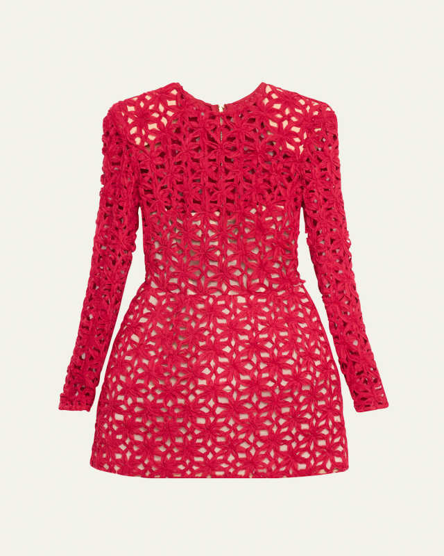 Casey Floral Fit-&-Flare Mini Dress