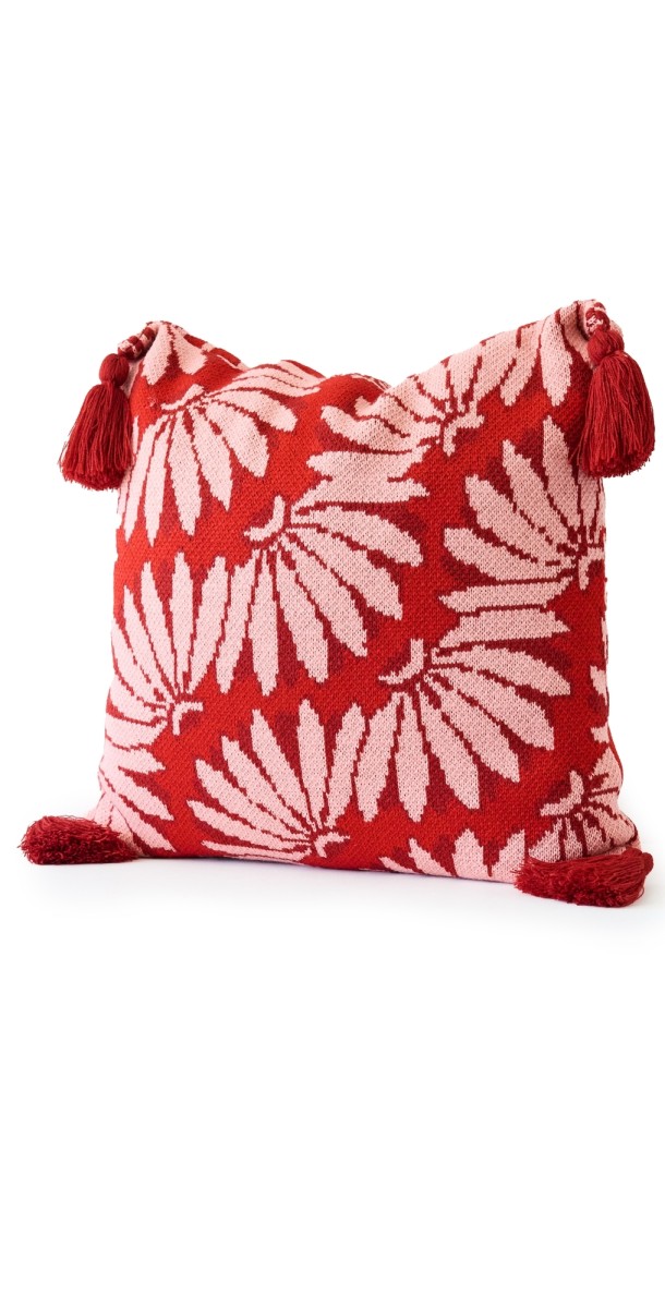 FARM Rio Copabanana Oh So Cozy Pillow Red