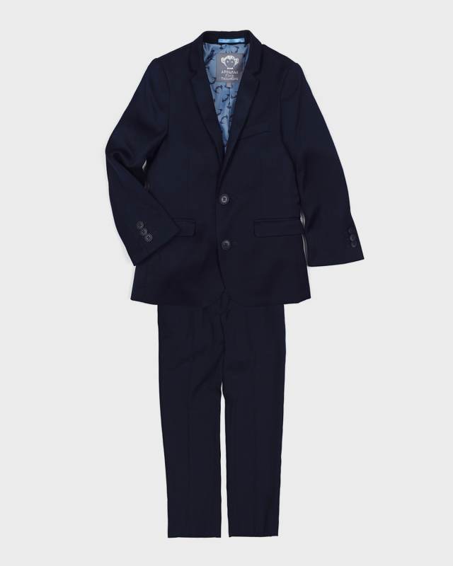 Boys' Two-Piece Mod Suit, Navy, Size 1