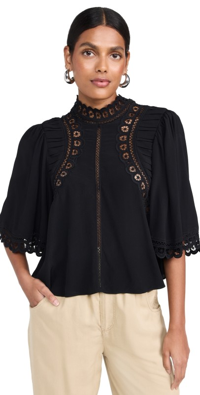 Isabel Marant Étoile Enoha Blouse Black
