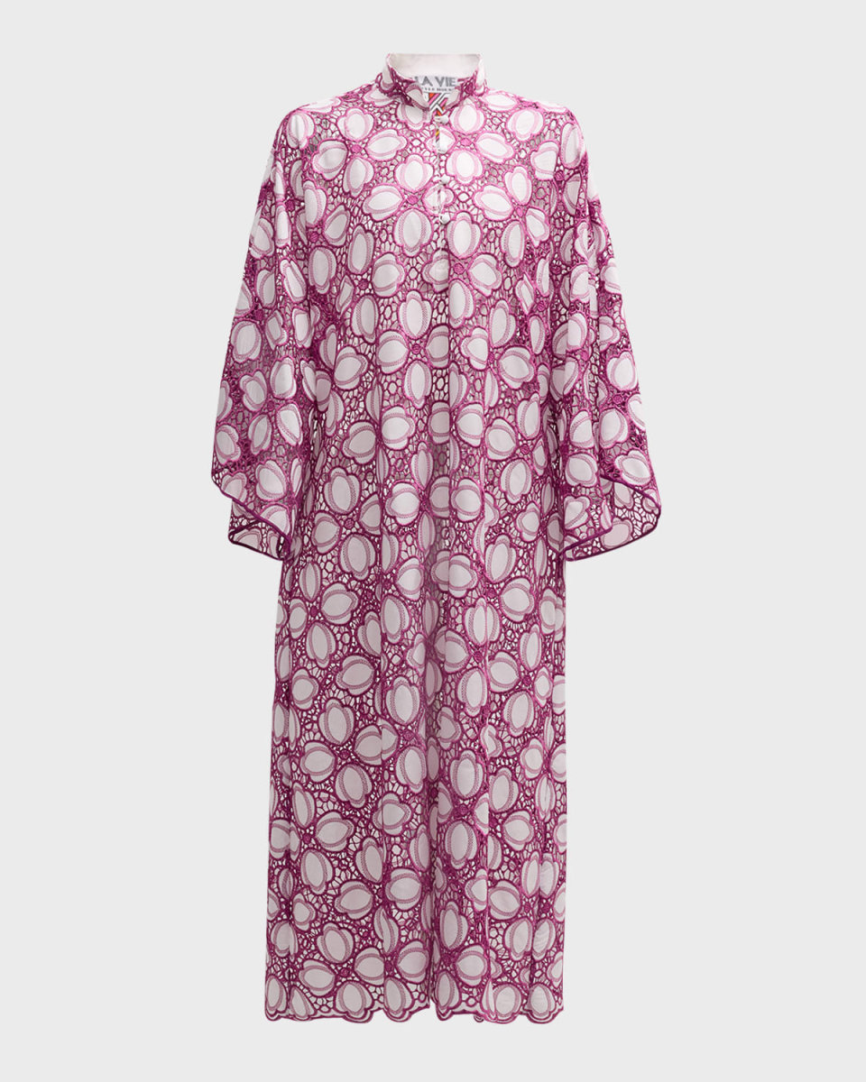 Floral Lace Maxi Caftan