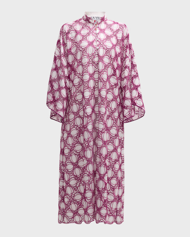 Floral Lace Maxi Caftan