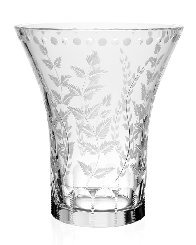Fern Flower Vase, 8"