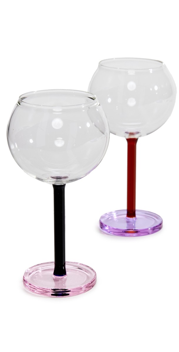 Sophie Lou Jacobsen Bilboquet Wine Glass Set Twilight