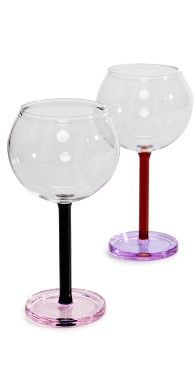 Sophie Lou Jacobsen Bilboquet Wine Glass Set Twilight