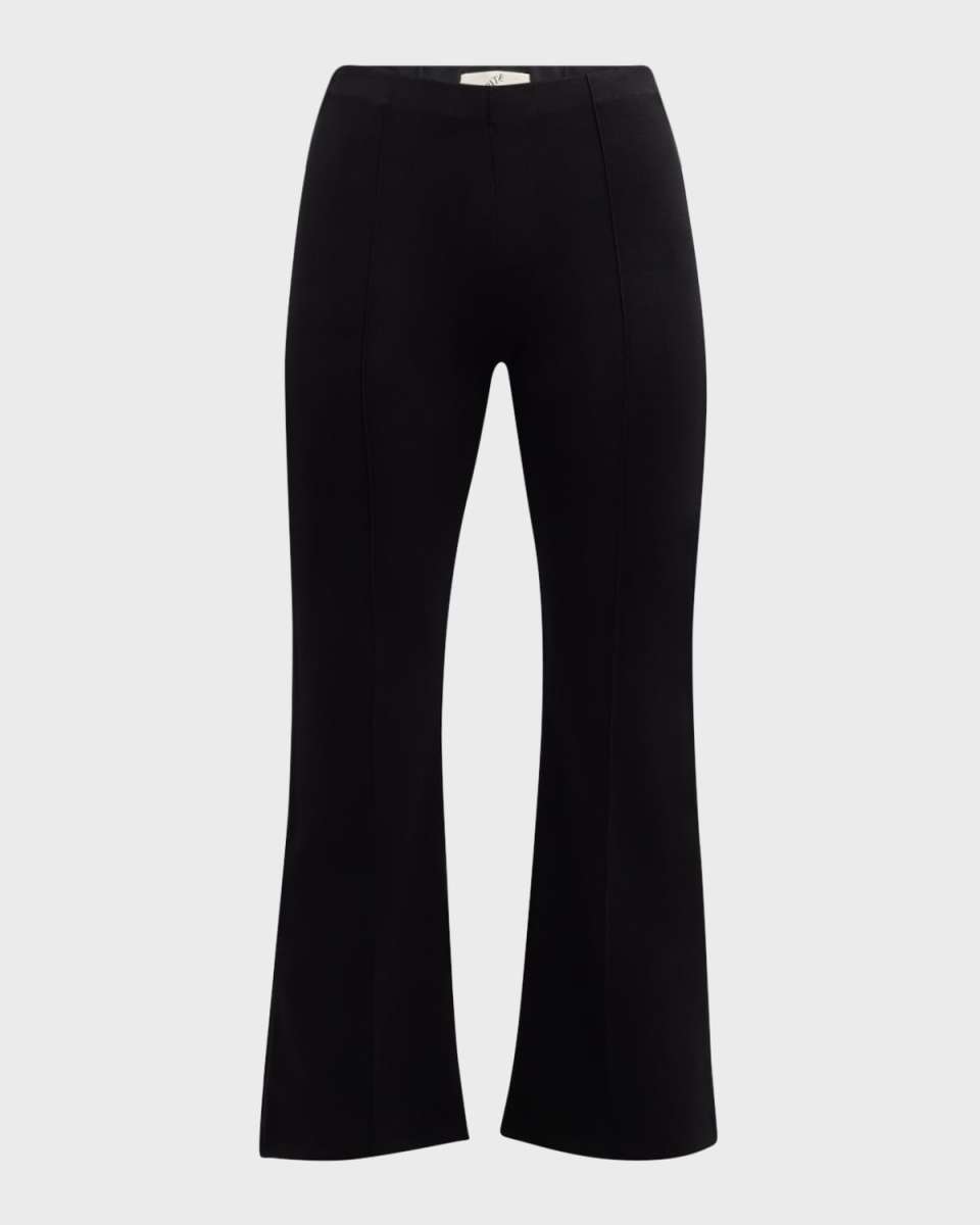 Jersey Bootcut-Leg Crop Leggings