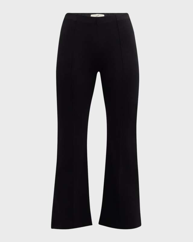 Jersey Bootcut-Leg Crop Leggings