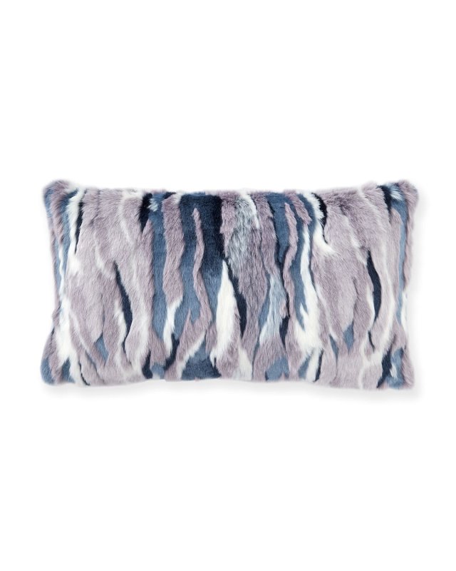 Tabitha Faux-Fur Decorative Pillow, 15" x 26"