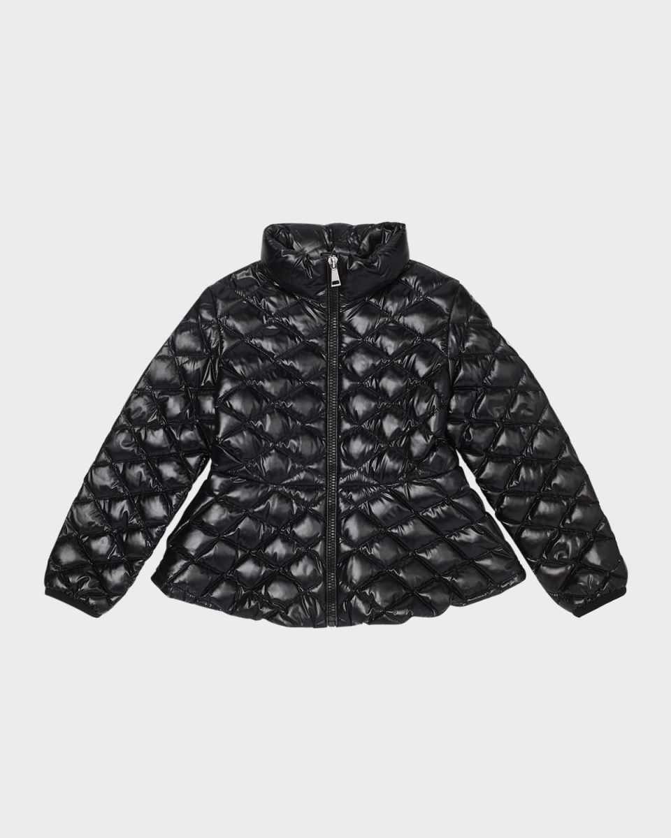 Girl's Barvie Diamond Quilted Jacket, Size 8-14