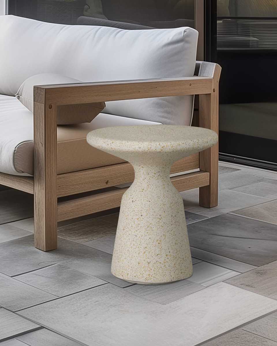 Thin Mushroom Terrazzo Stool/Table