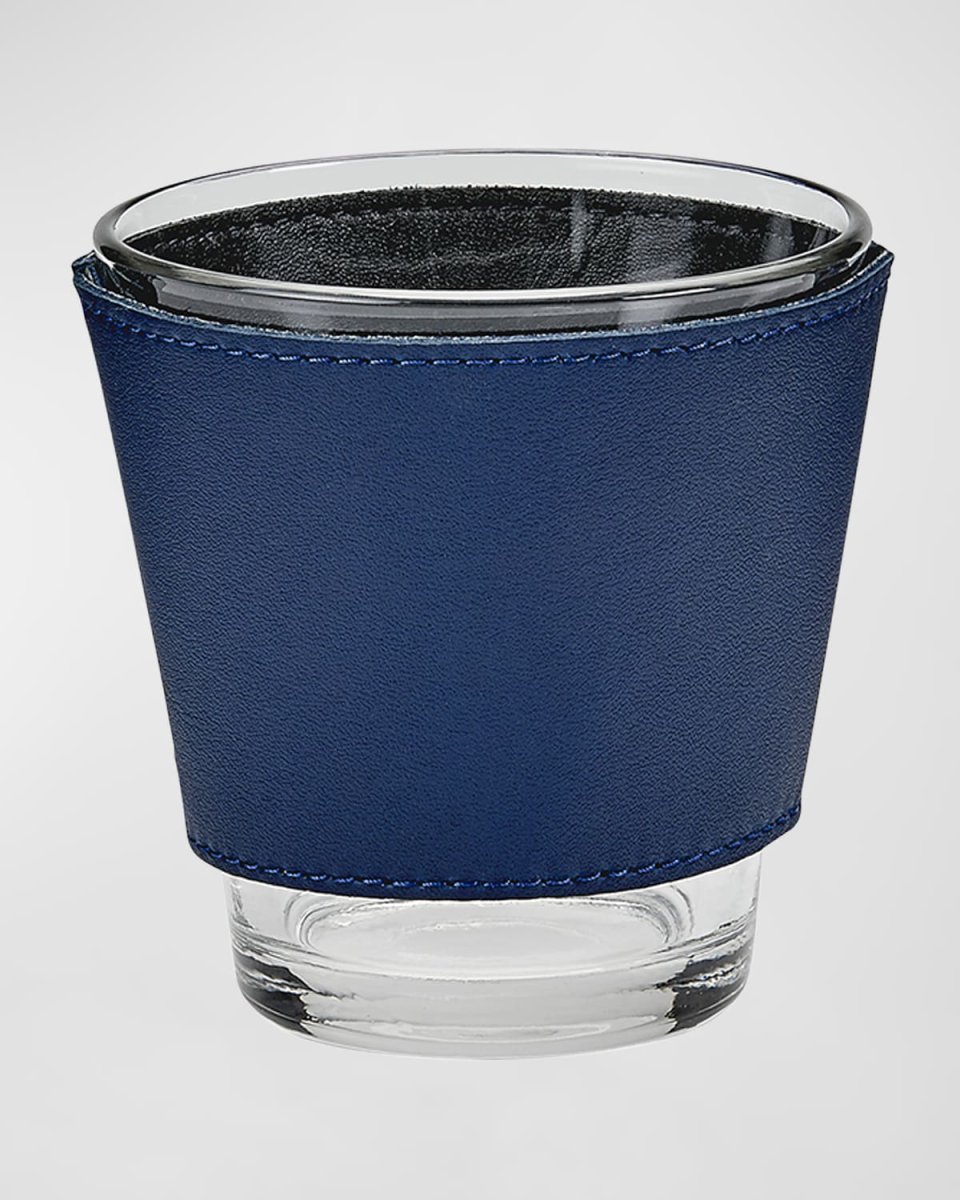 Leather Wrapped Glasses, Set of 2