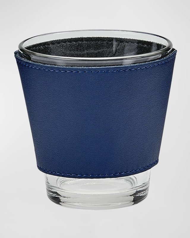 Leather Wrapped Glasses, Set of 2