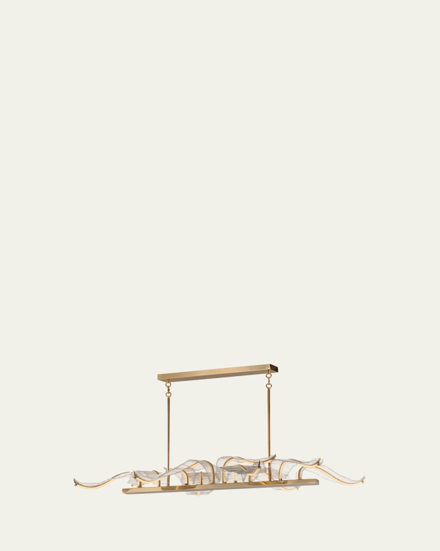 Lillet 61" 10-Light Linear Chandelier